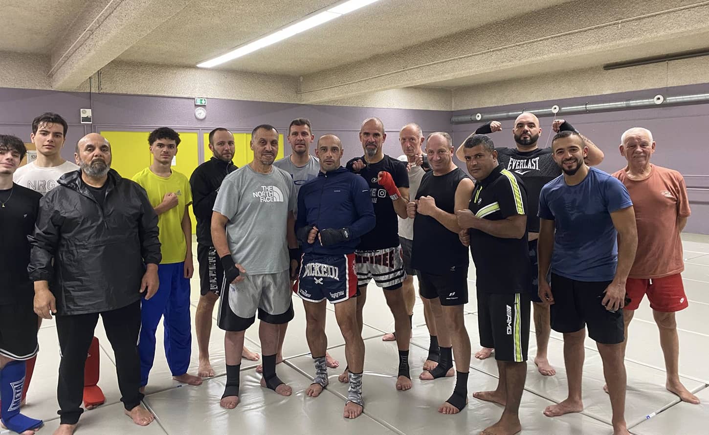 Section adulte ASL Boxe La Ricamarie au complet